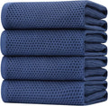 Homaxy 100% Cotton Oversized Waffle Weave Kitchen Towels 4-Pack, Ultra Soft by Homaxy