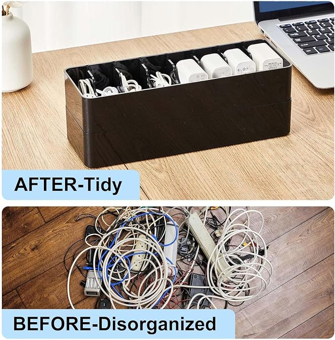 Tatuo 4-Pack Cord Organizer Box - Image 5