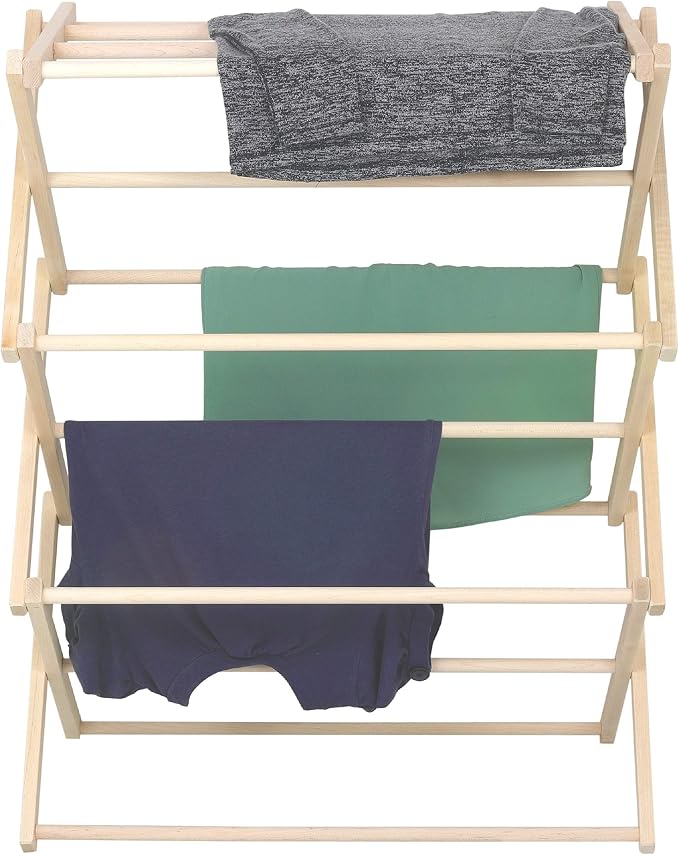 Premium American Maple Clothes Drying Rack - Image 7