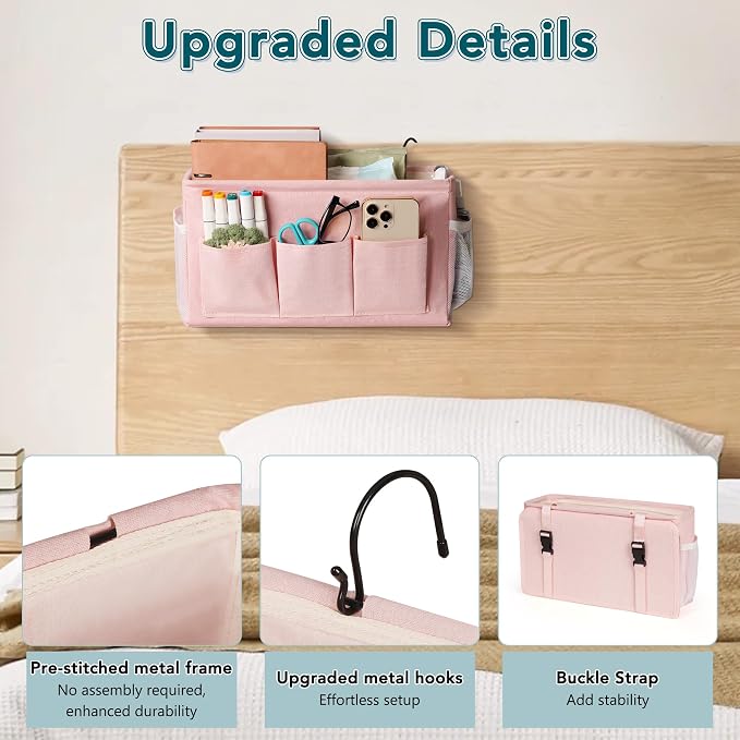 Bedside Caddy Storage Organizer - Image 4