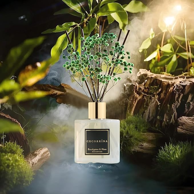 Reed Diffuser Sets- Eucalyptus & Moss Scented Diffuser - Image 4