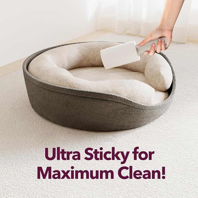Lint Rollers for Pet Hair Extra Sticky, 550 Sheets Mega Value Set Lint Roller - Image 5