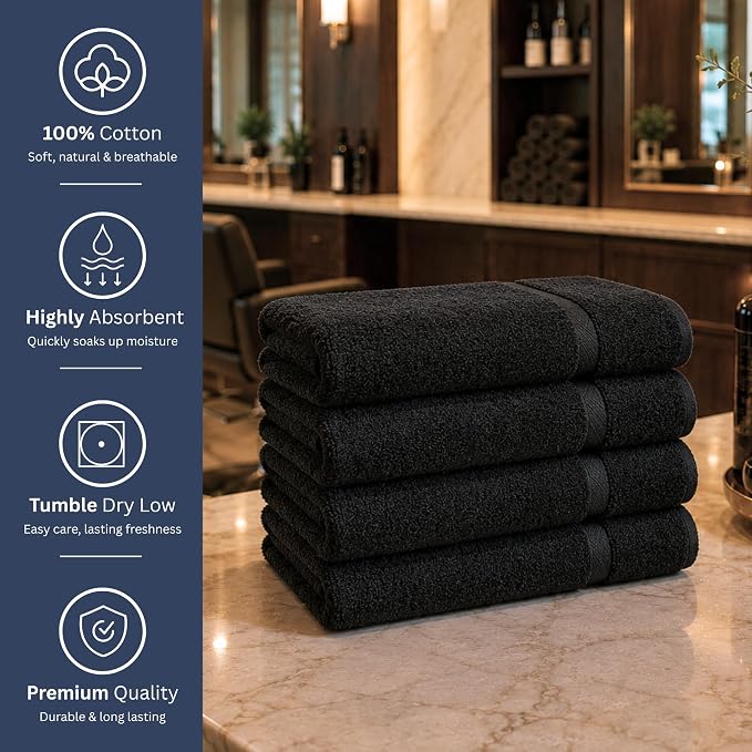 Bulk 72-Pack Professional Salon Spa & Wellness Towels, Not Bleach Safe - Image 6