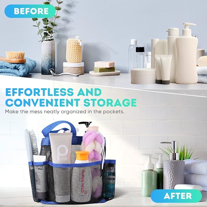 EUDELE Mesh Shower Caddy Portable - Image 8