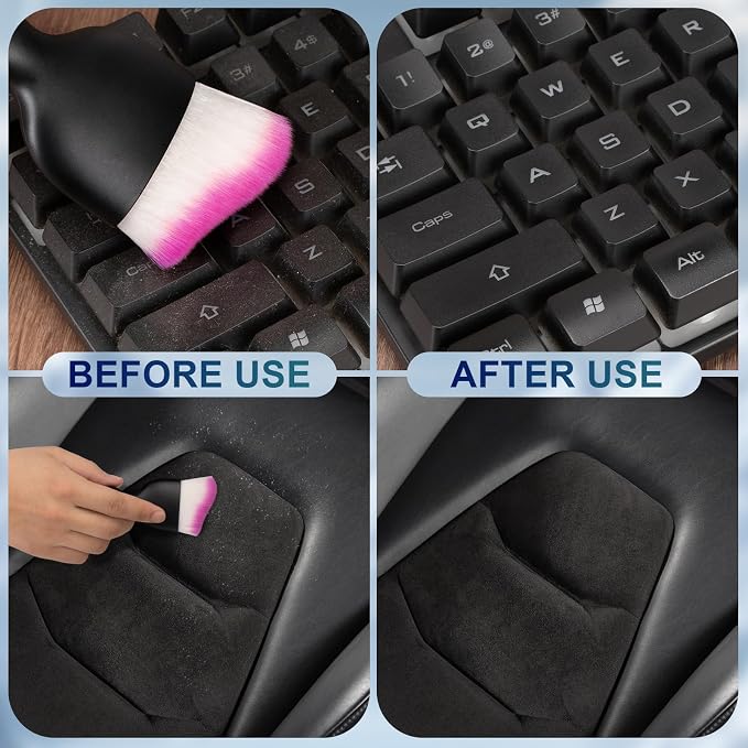 Amrules 2 Pcs Car Interior Detailing Brush Cleaning Tools, Gentle on Surfaces - Image 4
