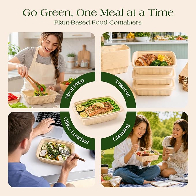 100 Piece Meal Prep Containers - Image 2