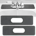 Tioncy 2 Pcs Faucet Mat Sink Splash Guard Oval-hole Oval Splash Pad by Tioncy