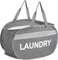 Collapsible Laundry Baskets, Foldable Clothes Hamper by Bemkoo