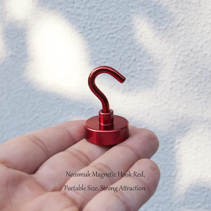 Neosmuk Magnetic Hooks, 40lb Heavy Duty, 10 Pack - Image 3