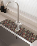 Patterned Sink Faucet Mat Kitchen Splash Guard Super Absorbent Drying Mat by BnhjsdwTablecloth