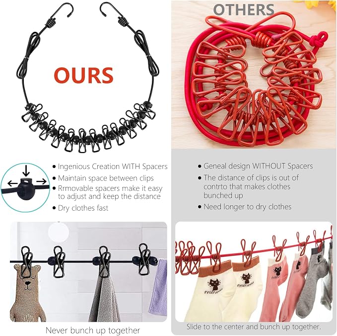 Travel Clothesline, Retractable Clothesline, Travel - Image 4