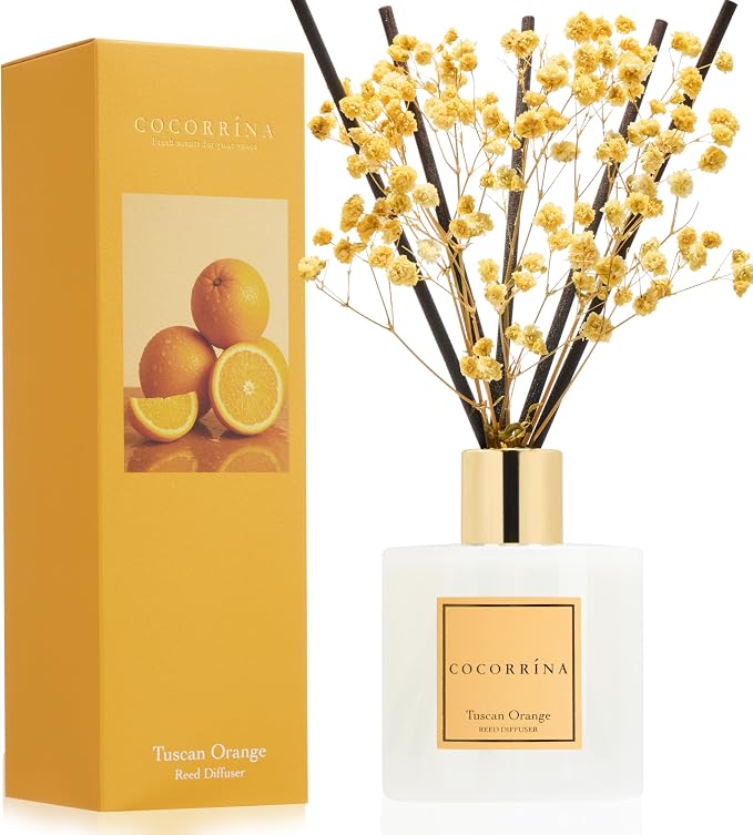 Reed Diffuser - Tuscan Orange 6.7 fl oz Reed Diffuser by COCORR%C3%8DNA