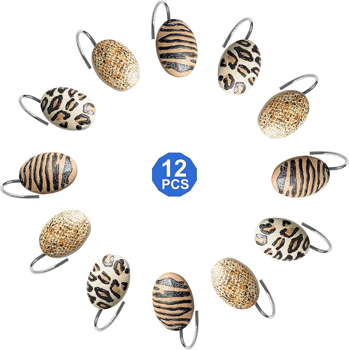 Zahari Home Gazelle Shower Hooks Set - Image 4