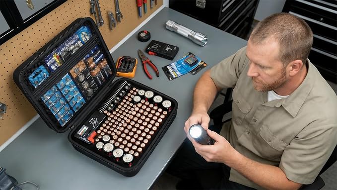 Comecase Battery Organizer Storage Case - Image 9