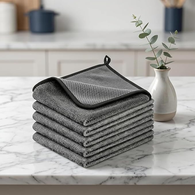 5PC Genie Magic Cleaning Cloth, - Image 6
