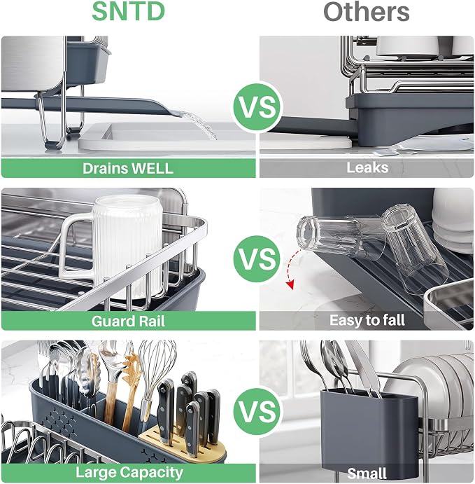 Stainless Steel Dish Drying Rack - Image 7