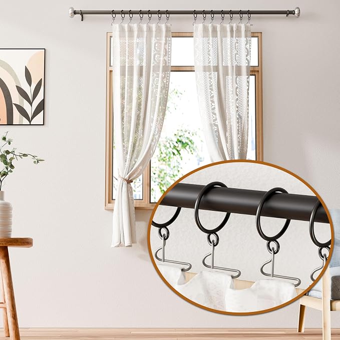 50 Pack Metal Curtain Rings - Image 4