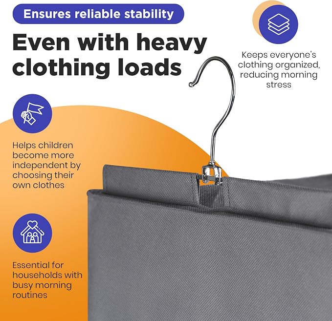 Handy Laundry Hanging Clothes Organizer - Image 5