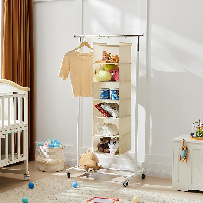 MAX Houser 6 Tier Shelf Hanging Closet Organizer - Image 6