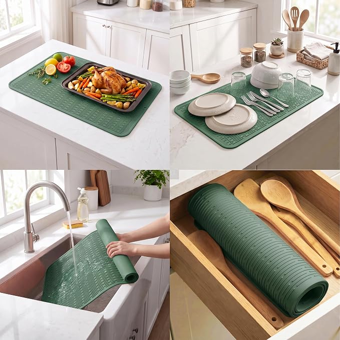 MicoYang Silicone Dish Drying Mat - Image 4