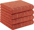 Homaxy 100% Cotton Terry Kitchen Towels, 4 Pack by Homaxy