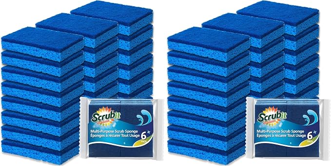 Scrubit Non-Scratch Cleaning Scrub Sponges- Scrubbing Dish Sponge Ideal by SCRUBIT