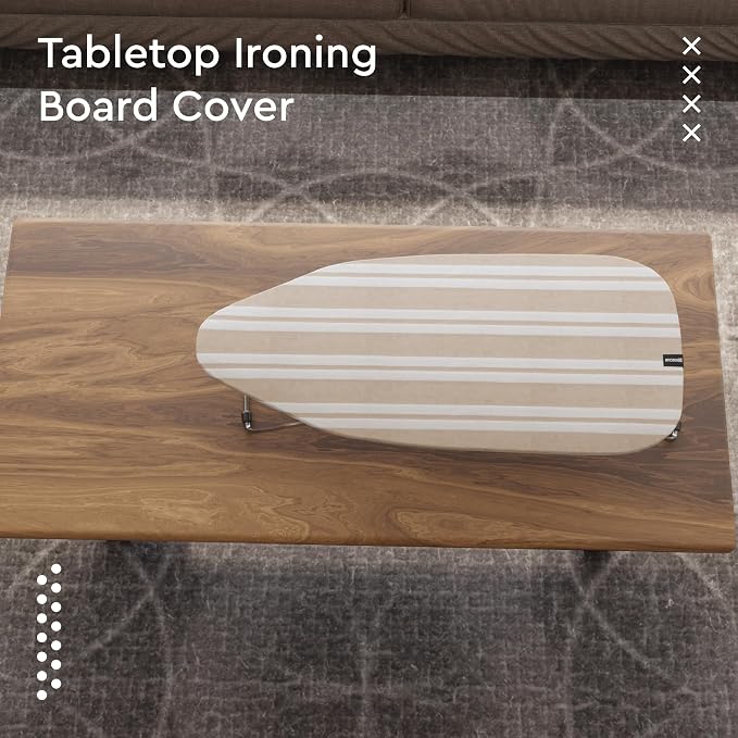 Encasa XO Ironing Board Cover and Pad, Thick Felt 28"x12" - Image 5