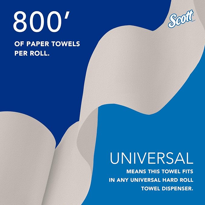 Scott Professional Hard Roll Paper Towels, 6 Rolls x 800' - Image 7