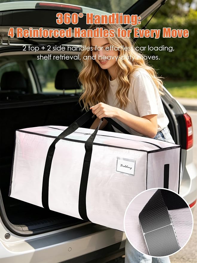 SWEET DOLPHIN 8 Pack 200LB Heavy-Duty Moving Bags - Image 5