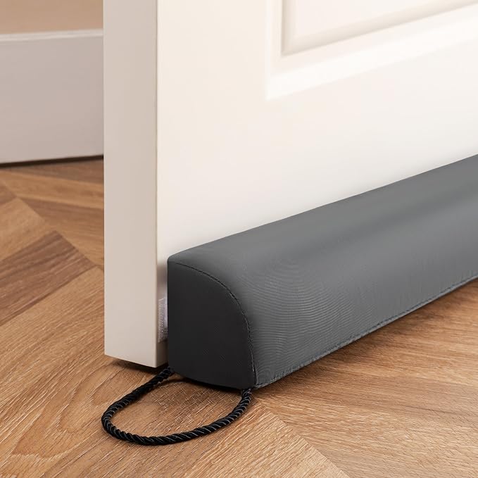 Sunolga Resistant Door Draft Stopper, Removable Washable Cover, Blocks Hot and by SunolgaIndustriesInc
