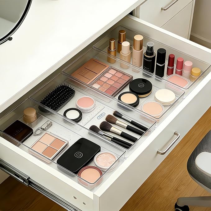 Manalete 14 Pcs Plastic Drawer Organizer - Image 5