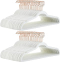 Amazon Basics Slim Velvet Non-Slip Space Saving Suit Clothes Hangers by AmazonBasics