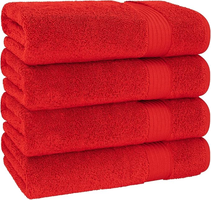 Cotton Paradise 100% Cotton Turkish Towel Set, Soft Absorbent Quick Dry - Image 5