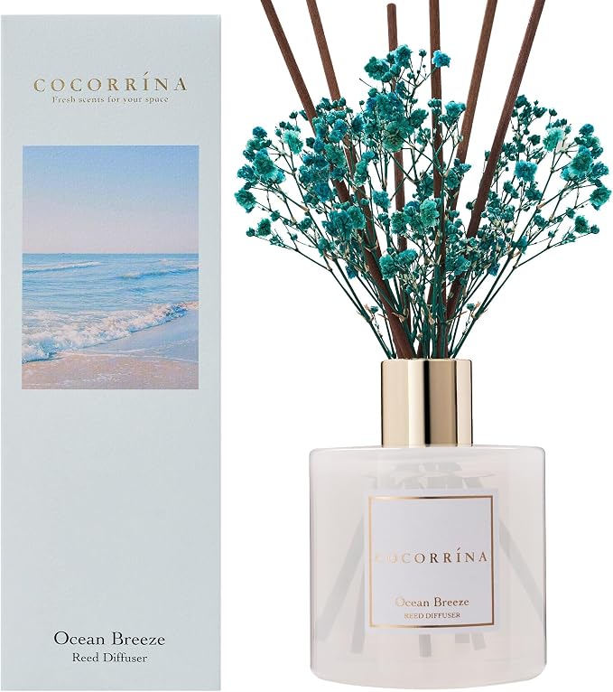 Reed Diffuser - Ocean Breeze Scented Diffuser - Image 2