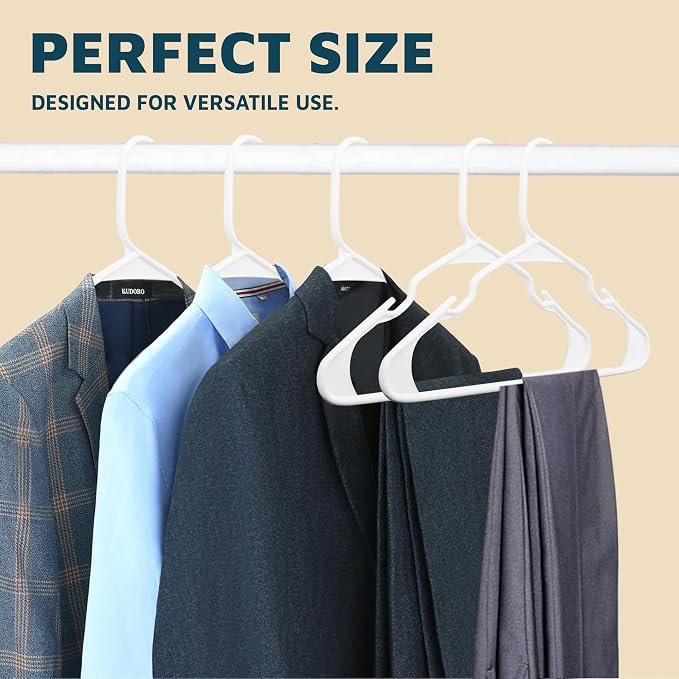Plastic Clothes Hangers – Heavy Duty Hanger Set, - Image 10