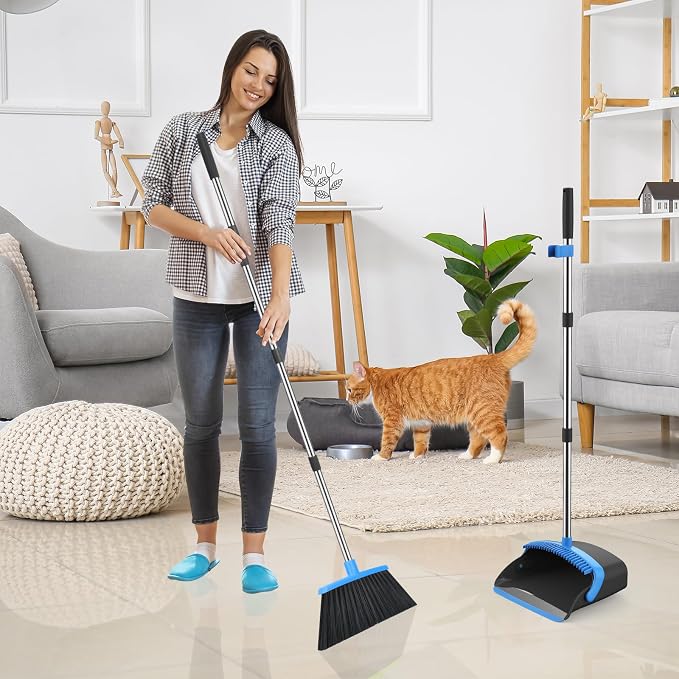 NACENA Broom and Dustpan Set - Image 7