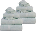 SUPERIOR Egyptian Cotton Ultra Plush & Absorbent, 12 Piece Set, Sea Foam | by SUPERIOR
