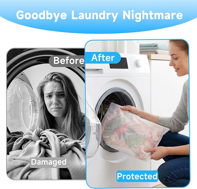 GOGOODA 2 Pack Extra Large Mesh Laundry Bags 24 x 31 in Fine Mesh Wash Bags - Image 3