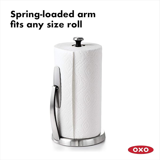 OXO Good Grips SimplyTear Paper Towel Holder Countertop - Image 2