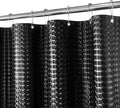 Barossa Design Black Shower Curtain Liner 72" x 72" by BarossaDesign