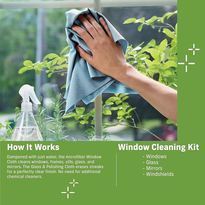E-Cloth Window and Glass Cleaner Kit, Just Add Water - Image 8