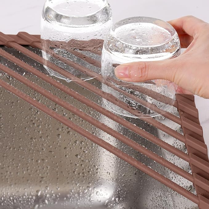 Tomorotec Triangle Roll Up Dish Drying Rack - Image 8