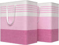 WOWBOX 2 Pack Laundry Baskets, Collapsible Dirty Clothes Laundry Hampers by WOWBOX