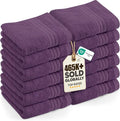 Utopia Towels 12 Pack Premium Wash Cloths, 12x12 in, 100% Cotton, Plum | Highly by Unknown