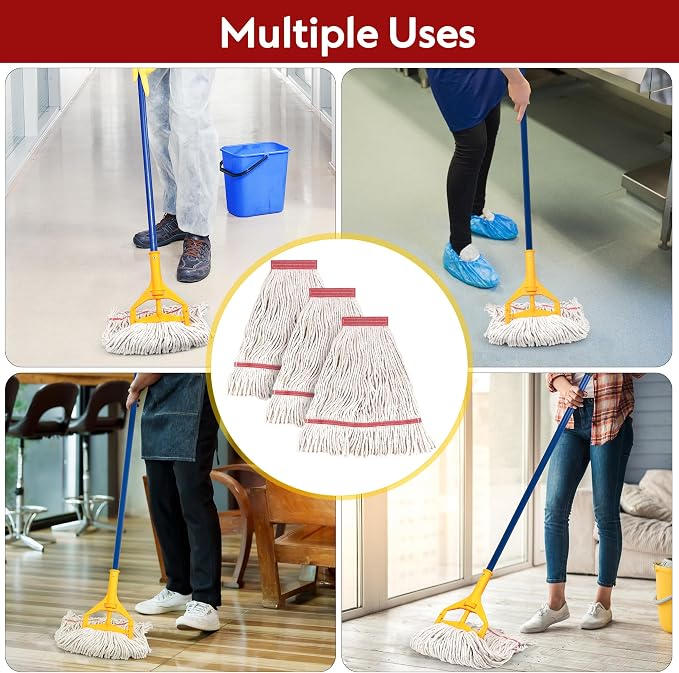 MATTHEW CLEANING Heavy Duty Mop Head Commercial Replacement - Image 4