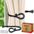 RTZEN Metal Curtain Tiebacks, Drapery Holders by RTZEN