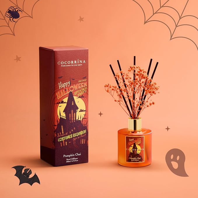 Reed Diffuser - Pumpkin Chai 6.7 fl oz Scented Diffuser - Image 2