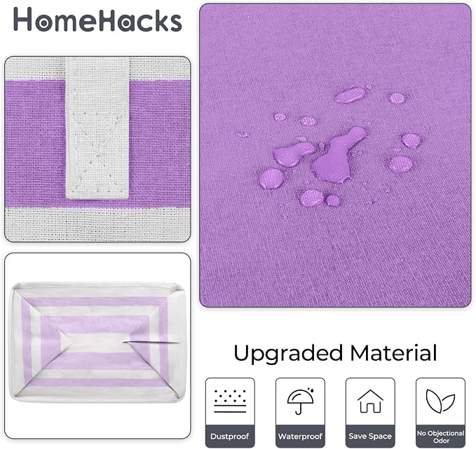 HomeHacks 2 Pack Laundry Baskets, Laundry Hampers Bags | Waterproof, - Image 5