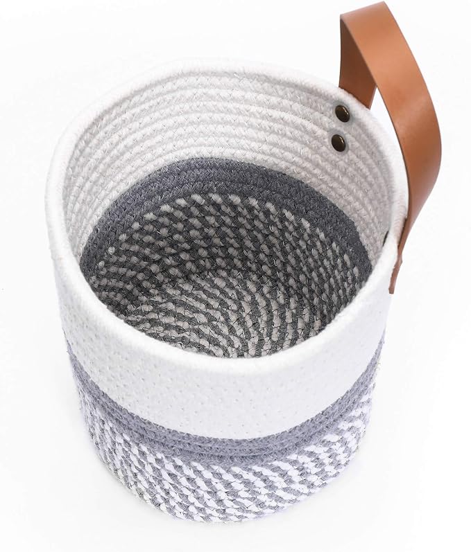 Wall Hanging Storage Basket, Woven Plant Holder - Image 5