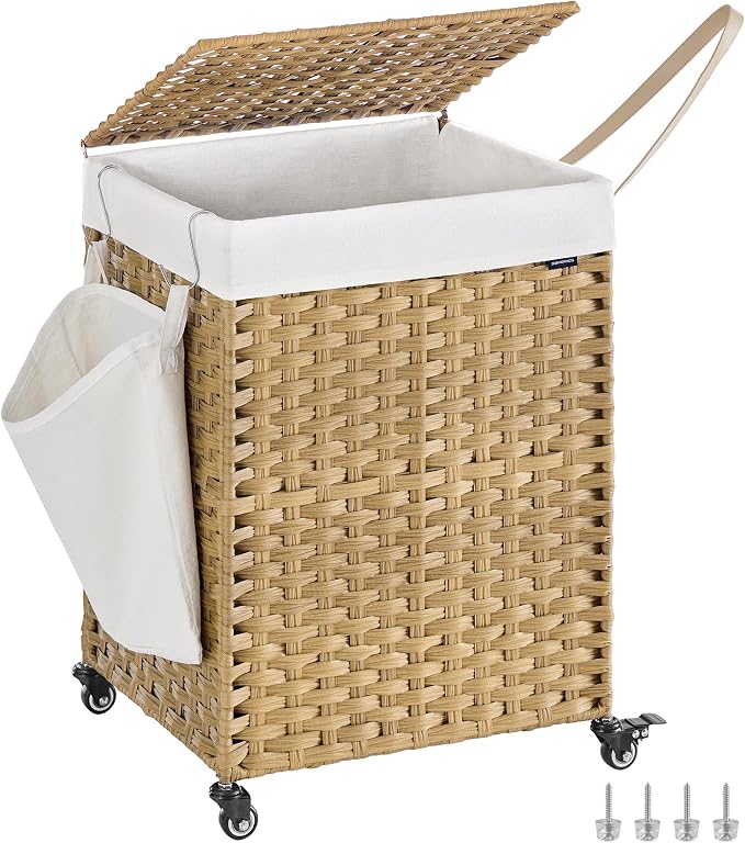 SONGMICS Rolling Laundry Hamper by Unknown